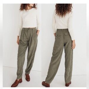 Madewell Corduroy High Rise Tapered Pants in Distant Surplus Retro sz 4